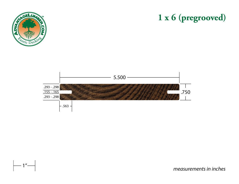 Arbor Wood Thermally Modified Natrl Ash, 1x6 Pregrooved