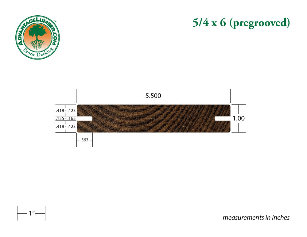 Arbor Wood Thermally Modified Natrl Ash, 5/4x6 Pregrooved