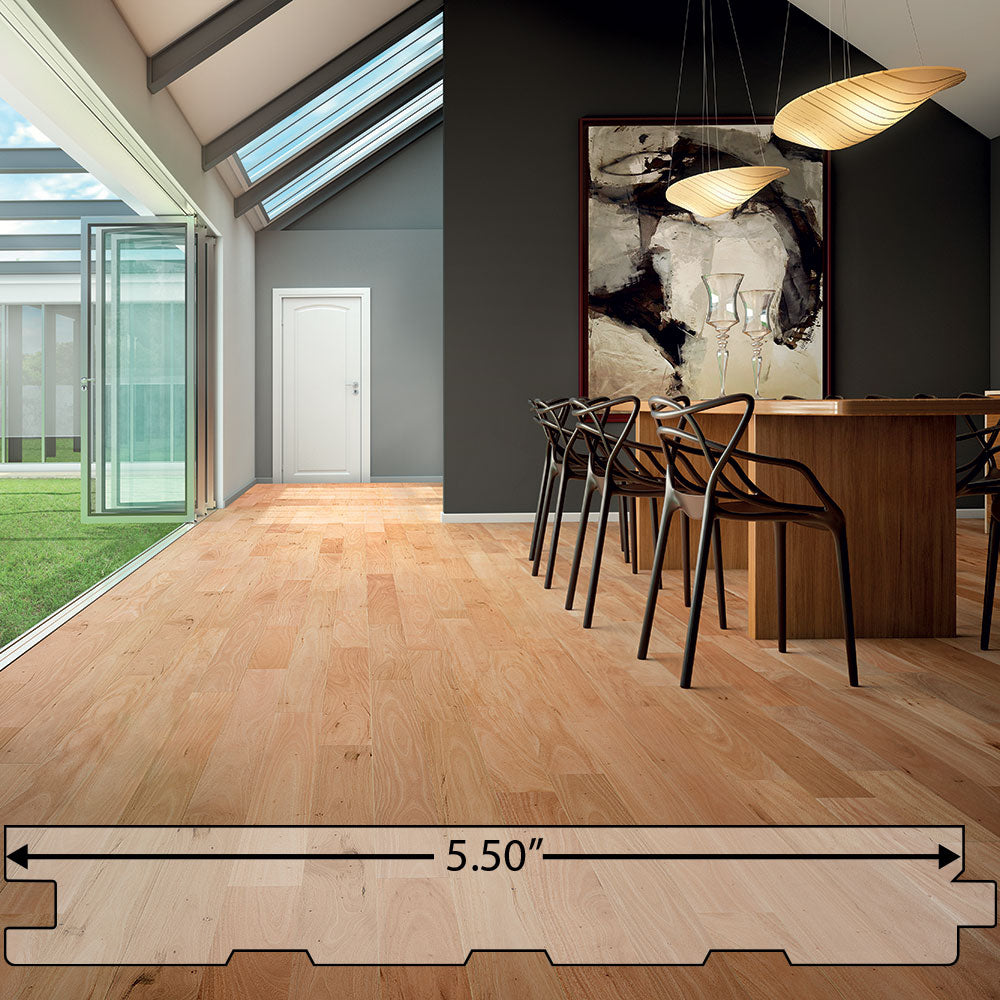 Amendoim (Ibiráro) Solid Flooring 5.5″ Prefinished Satin, $8.75/sqft