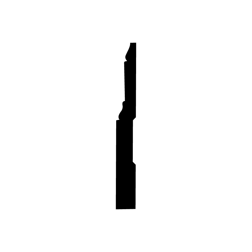 Hard Maple 2-Step Base Molding