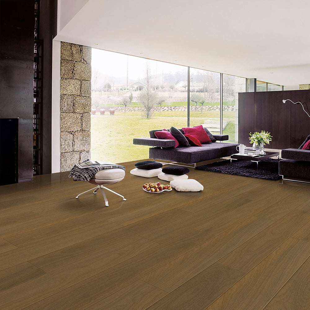 Brazilian Oak (Tauari) Monaco Engineered Flooring 7.75″ Prefinished Matte Wire-Brushed, $9.41/sqft