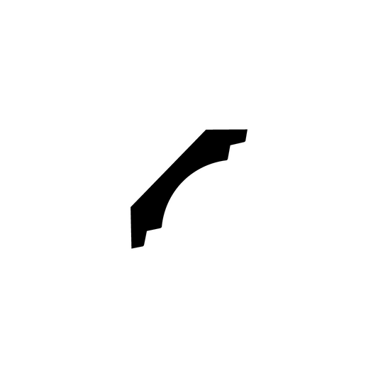 Sapele Contemporary Crown Molding