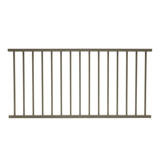 Deckorators® Aluminum Contemporary High Welded Rectangular Line Rail