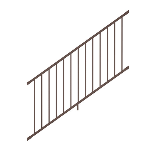 Deckorators® Aluminum Rapid Rail Stair Kit with Square Balusters