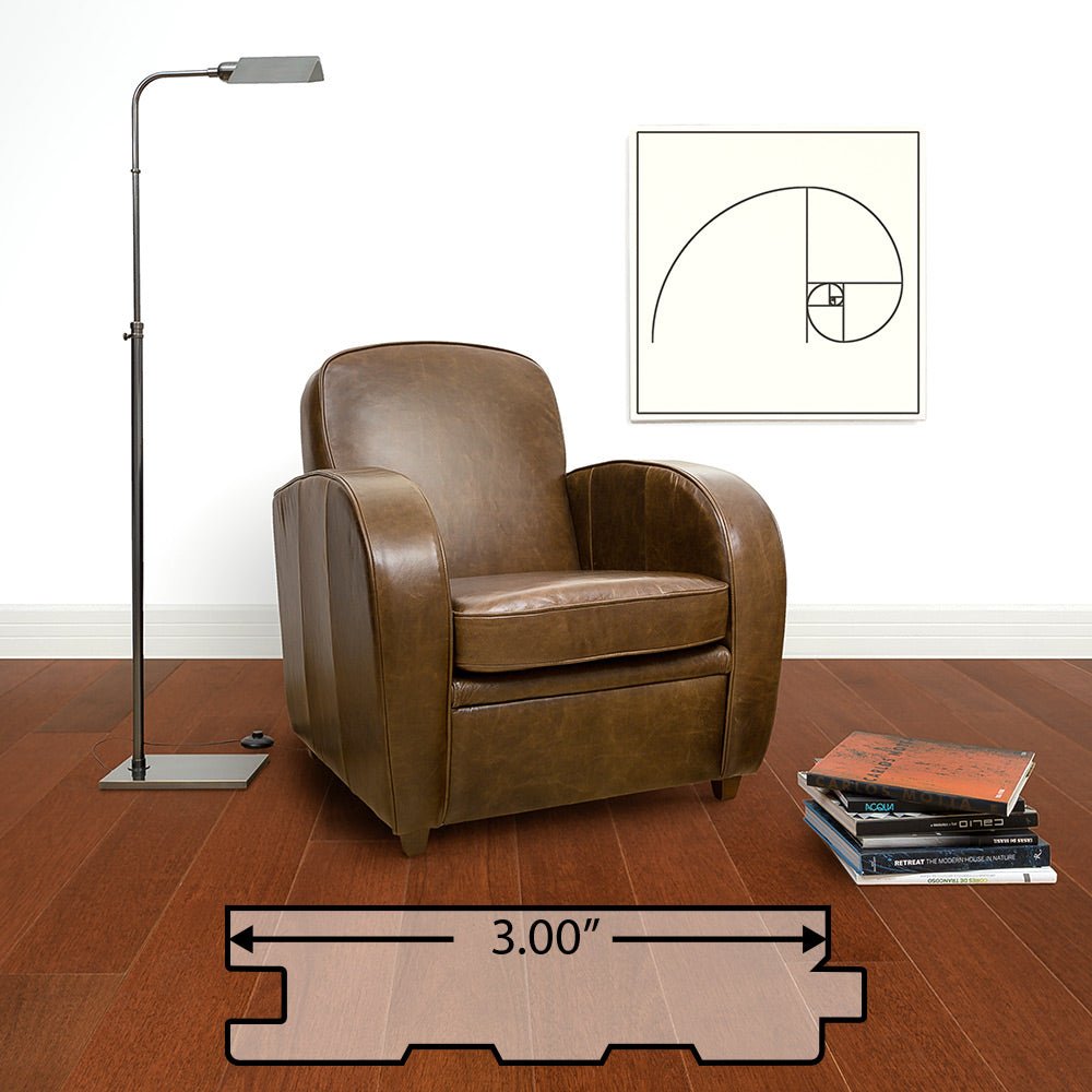 Santos Mahogany (Cabreuva) Solid Flooring 0.75″ x 3″ Prefinished Satin, $13.41/sqft - Advantage Lumber