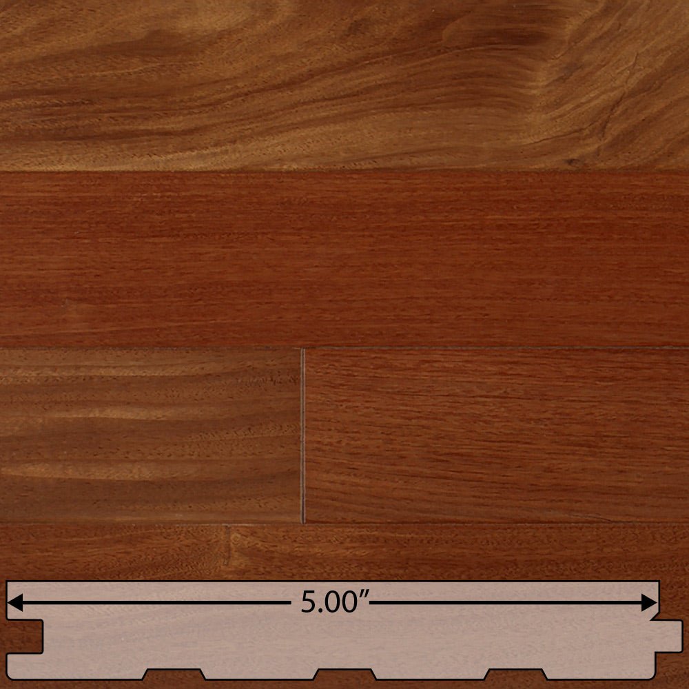 Santos Mahogany (Cabreuva) Solid Flooring 0.75″ x 5″ Unfinished, $6.97/sqft - Advantage Lumber