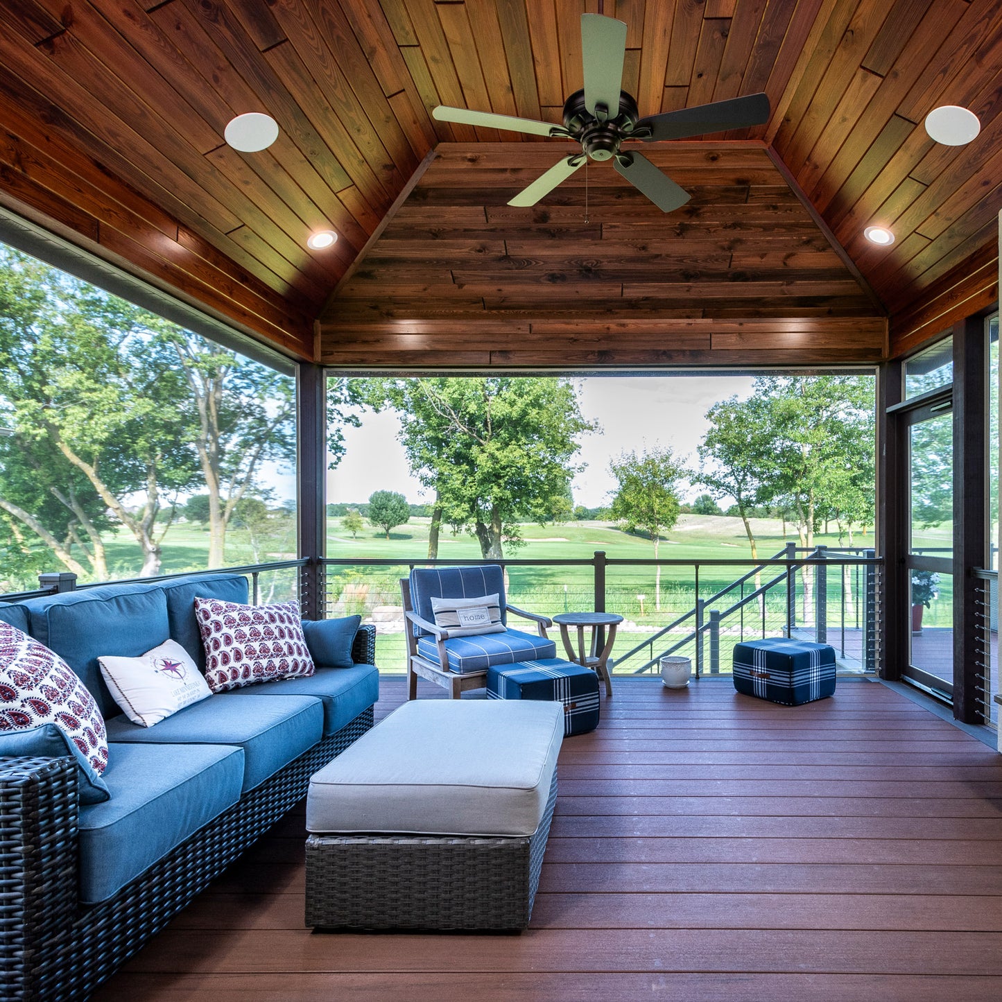 Southern Knotty Pine Ceiling & Wall Prefinished T&G Planks by Synergy Wood®