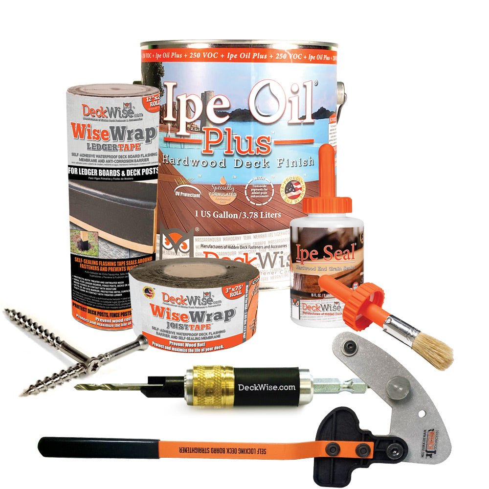 1x6 Ipe Tongue & Groove Installation Kit - Advantage Lumber
