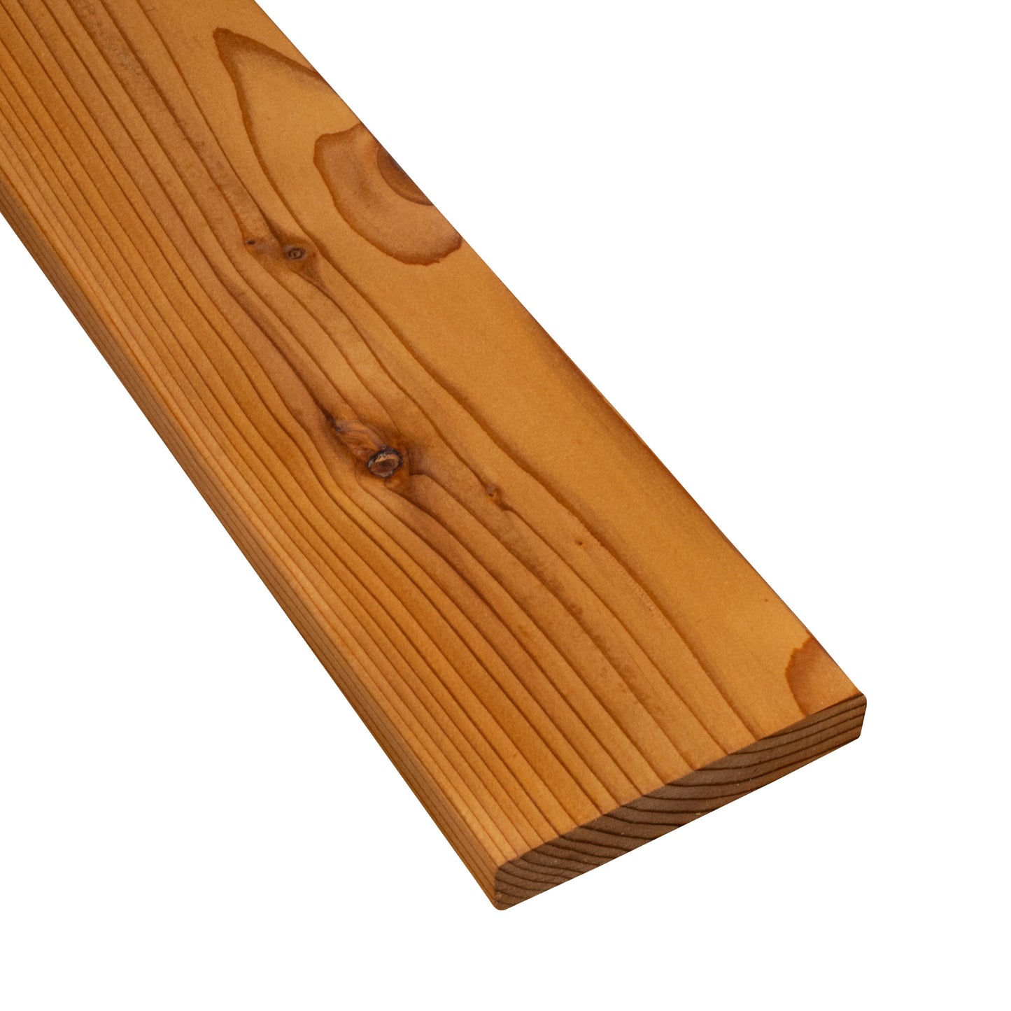 1x4 Western Red Cedar - Select Knotty (STK) Appearance Grade - S1S2E/Green