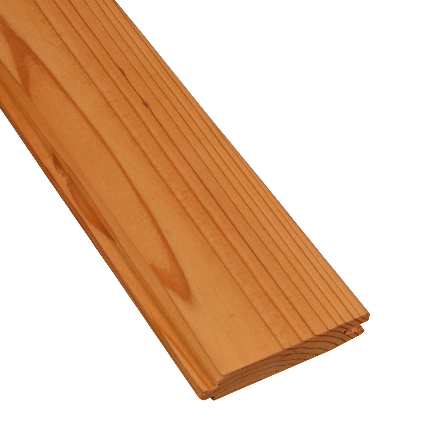 1x4 Western Red Cedar - Select Knotty (STK) Appearance Grade - 60° V-Joint T&G/KD