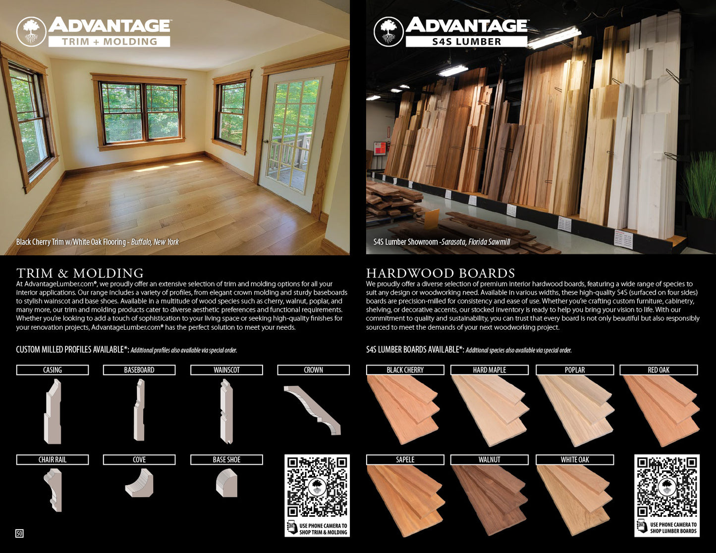 Advantage Lumber Product Catalog Sample