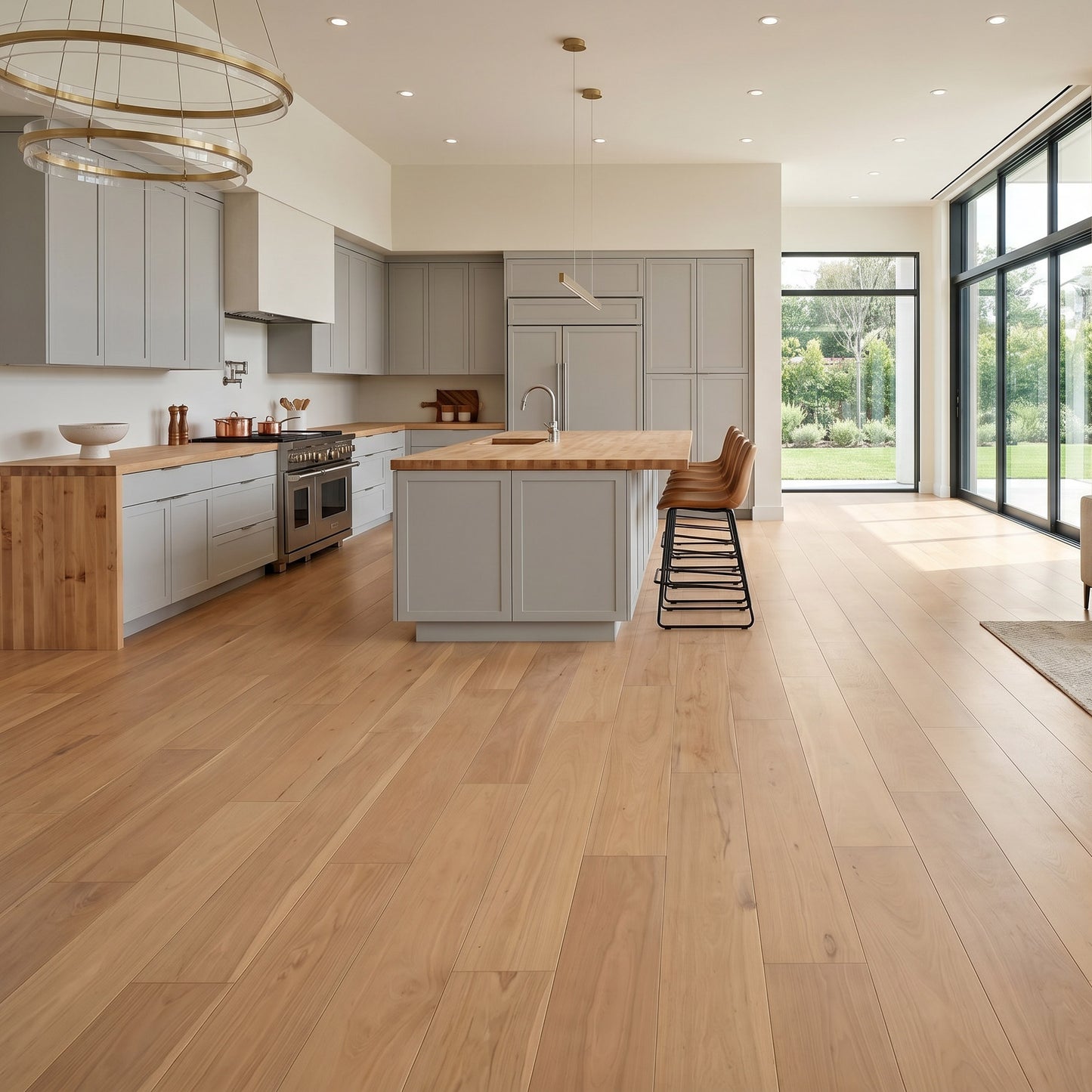Brazilian Oak (Tauari) Mist Engineered Flooring 0.5625″ x 7″ Prefinished, Matte, $5.97/sqft