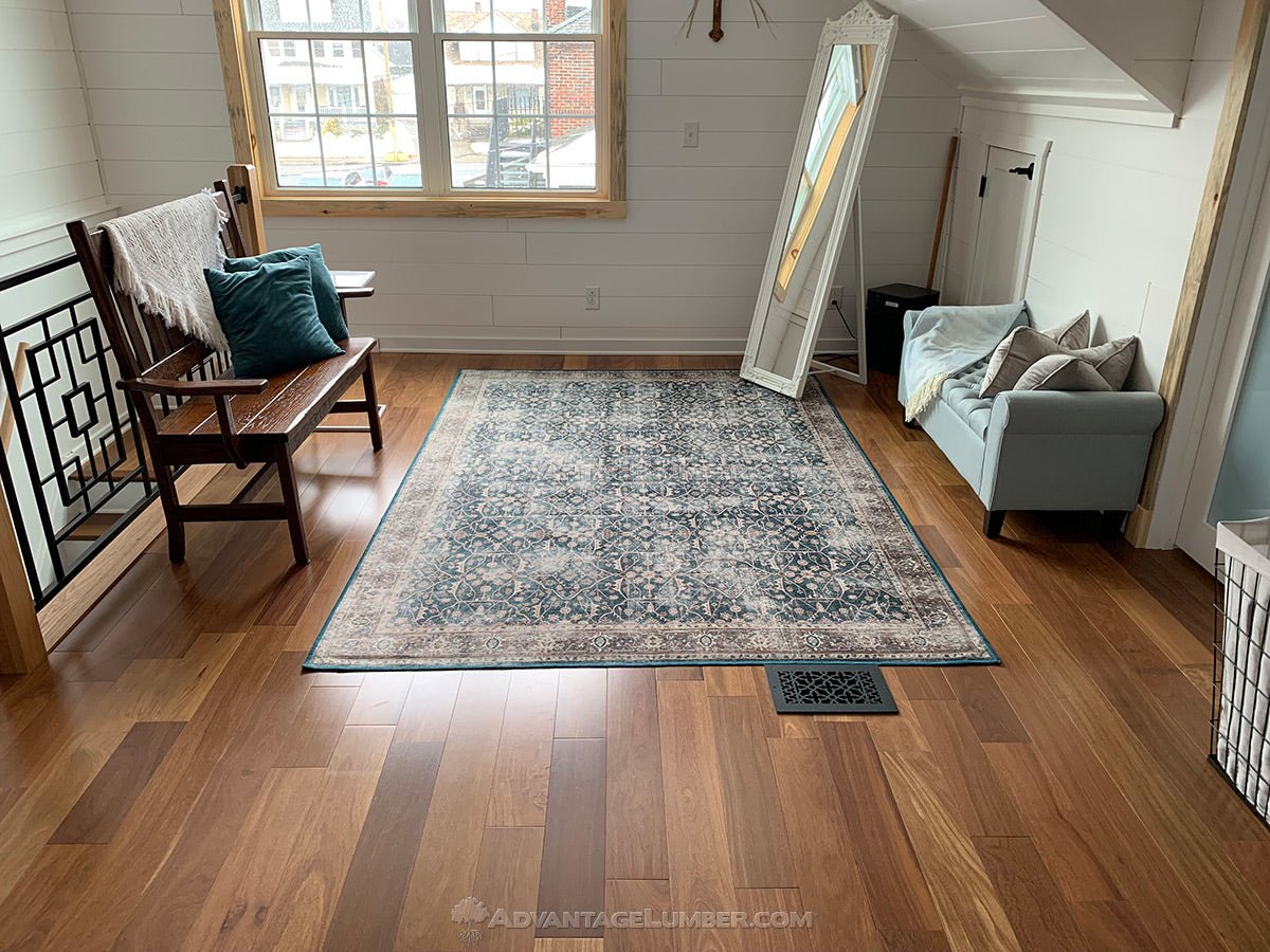 Cumaru (Brazilian Teak) Solid Flooring 0.75″ x 5″ Prefinished Satin, $6.30/sqft - Advantage Lumber