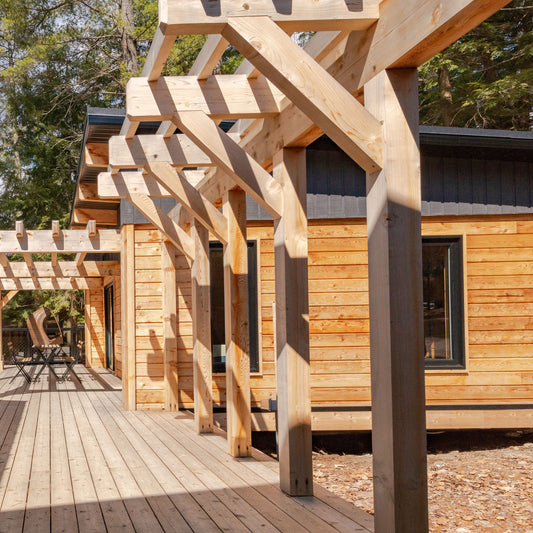 1x6 Western Red Cedar Shiplap - Select Knotty (STK) Appearance Grade - S1S2E/KD