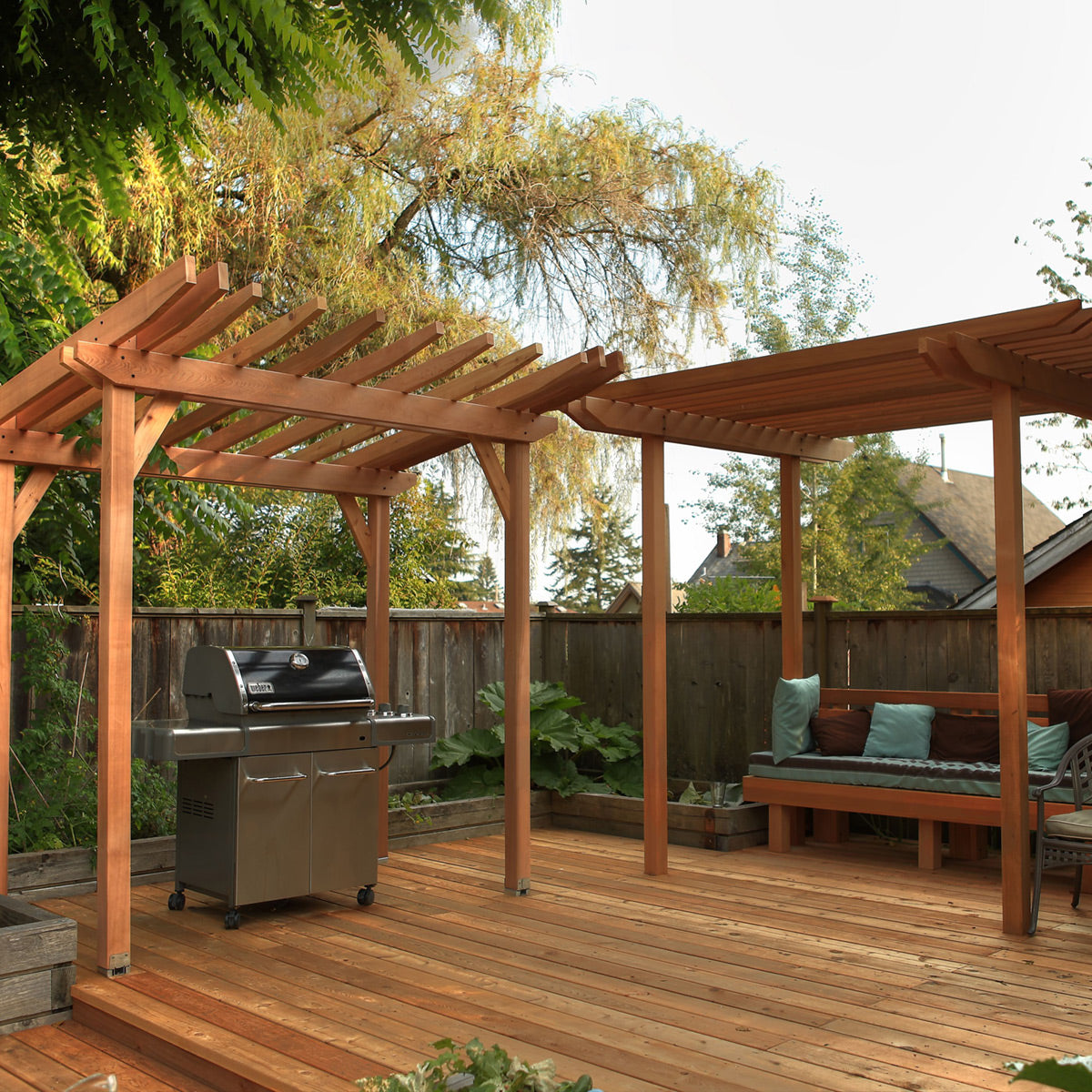 6x10 Western Red Cedar - Select Knotty (STK) Appearance Grade - Rough/Green