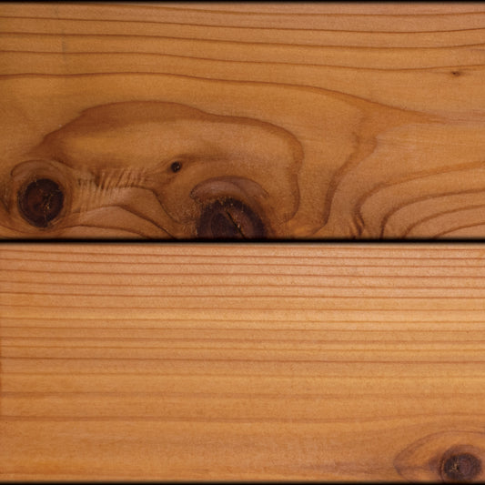 1x12 Western Red Cedar - Select Knotty (STK) Appearance Grade - S1S2E/KD