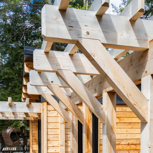 4x6 Western Red Cedar - Select Knotty (STK) Appearance Grade - S4S/Green