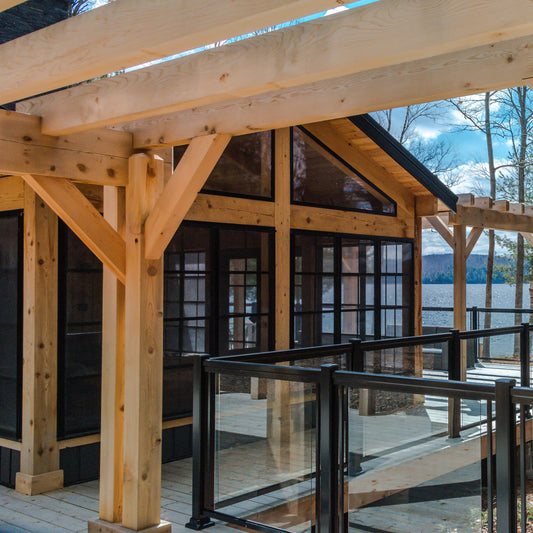 3x8 Western Red Cedar - Select Knotty (STK) Appearance Grade - S4S/Green