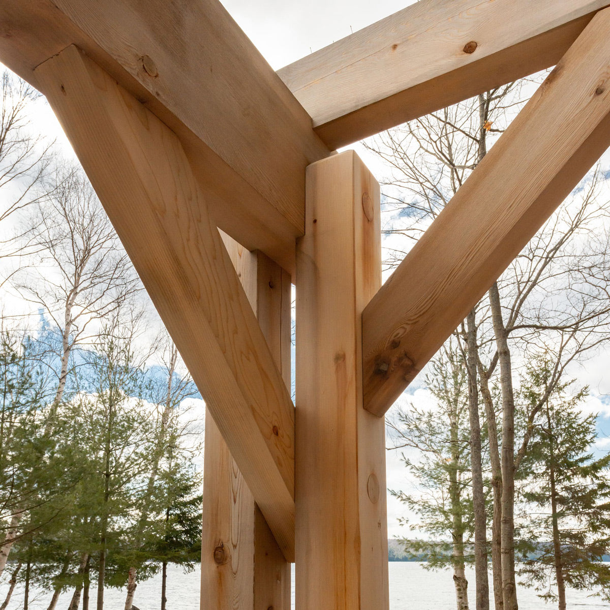 4x4 Western Red Cedar - Select Knotty (STK) Appearance Grade - Rough/Green