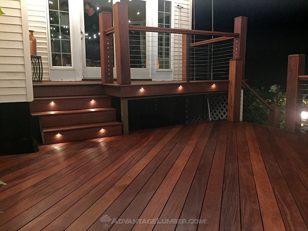 1 x 6 +Plus® Cumaru Wood Decking, B-Grade Random Length - Advantage Lumber