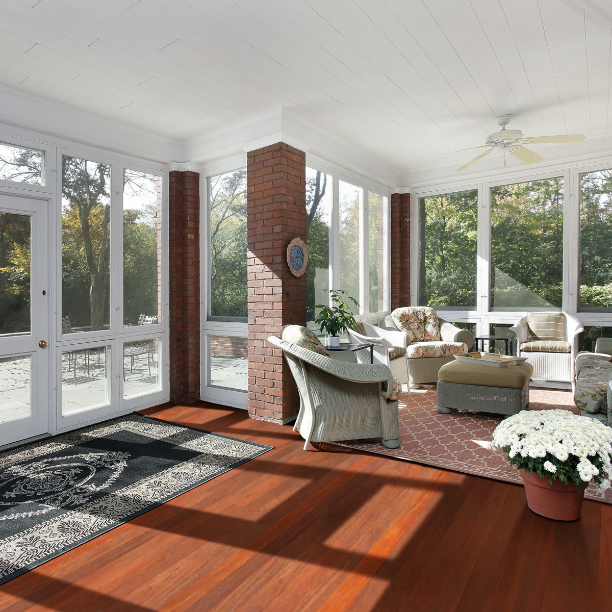 5/4 x 4 Cumaru Wood T&G Square-Edge Decking