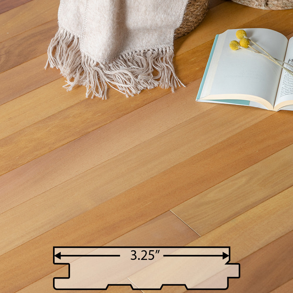 Garapa (Grapia) Solid Flooring 3.25″ Unfinished, $4.24/sqft
