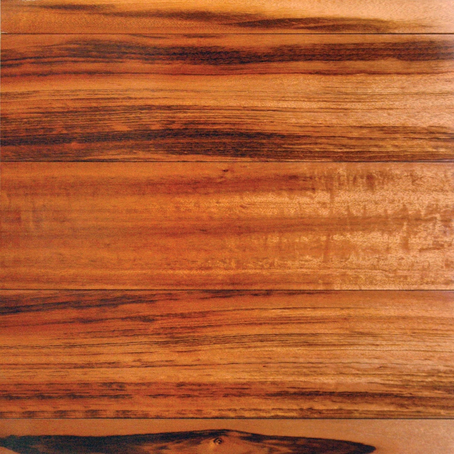 Tigerwood (Goncalo Alves, Muiracatiara, Brazilian Koa) Solid Flooring 3.25″ Unfinished, $6.24/sqft