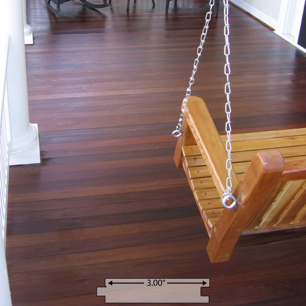 1 x 4 Ipe Wood T&G Square-Edge Decking