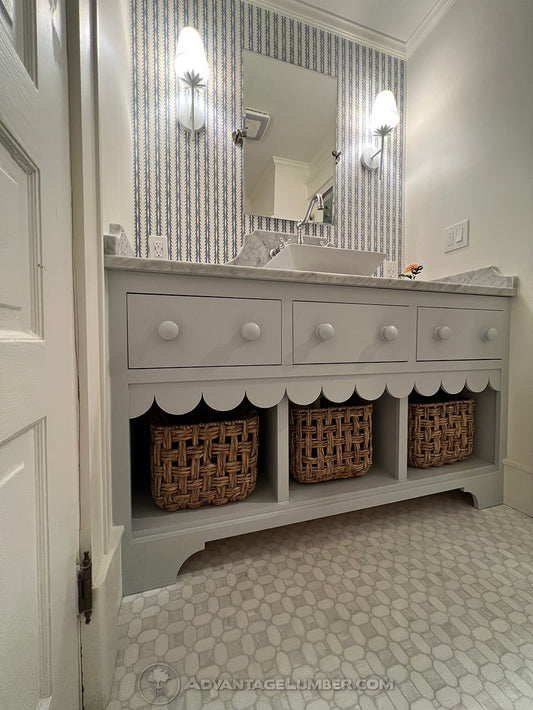 S4S 2x6 Primed Poplar Board (Solid)