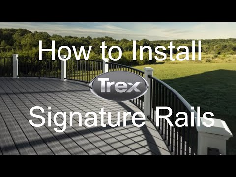 Trex Signature® Stair Rail Kit, Round Balusters