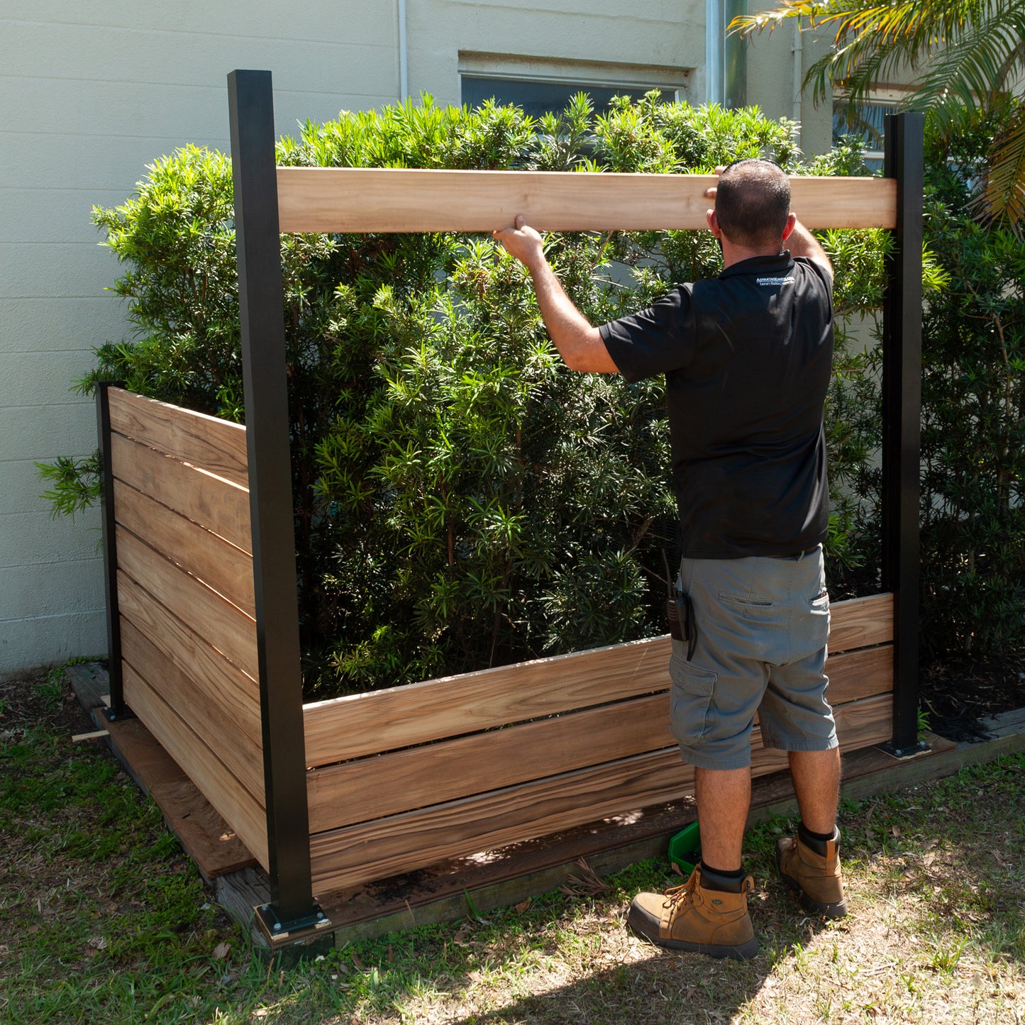 HOFT Teak Wood Fence Kit (Premium Grade)