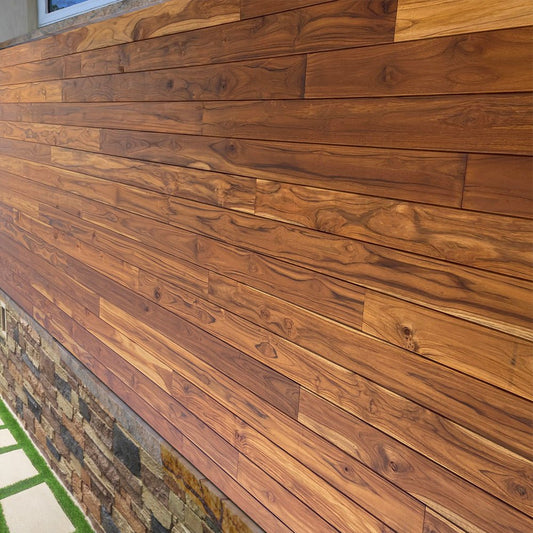 1 x 6 Teak Rainscreen Siding (Premium Grade) - Advantage Lumber