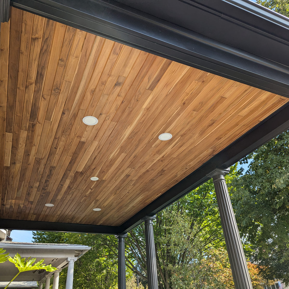 1 x 6 Teak - Plantation Wood 45° V-Groove (Select Grade)