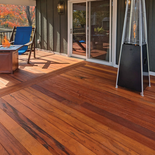 FSC® 5/4x6 Tigerwood One-Sided Pre-Grooved