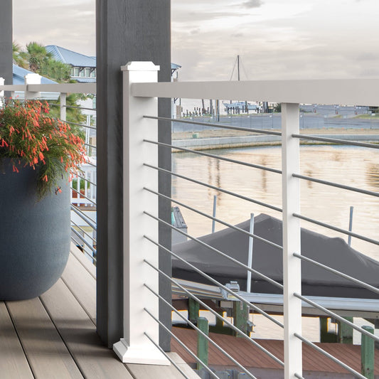 TimberTech® Impression Rail Express® Horizontal Cable Center Baluster Replacement - Level Section - Advantage Lumber