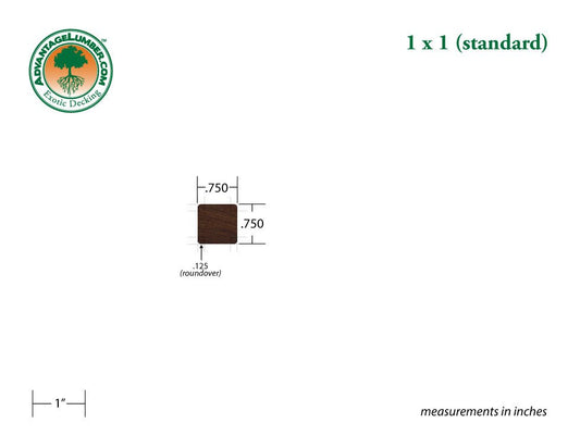 1 x 1 Ipe Wood - Advantage Lumber