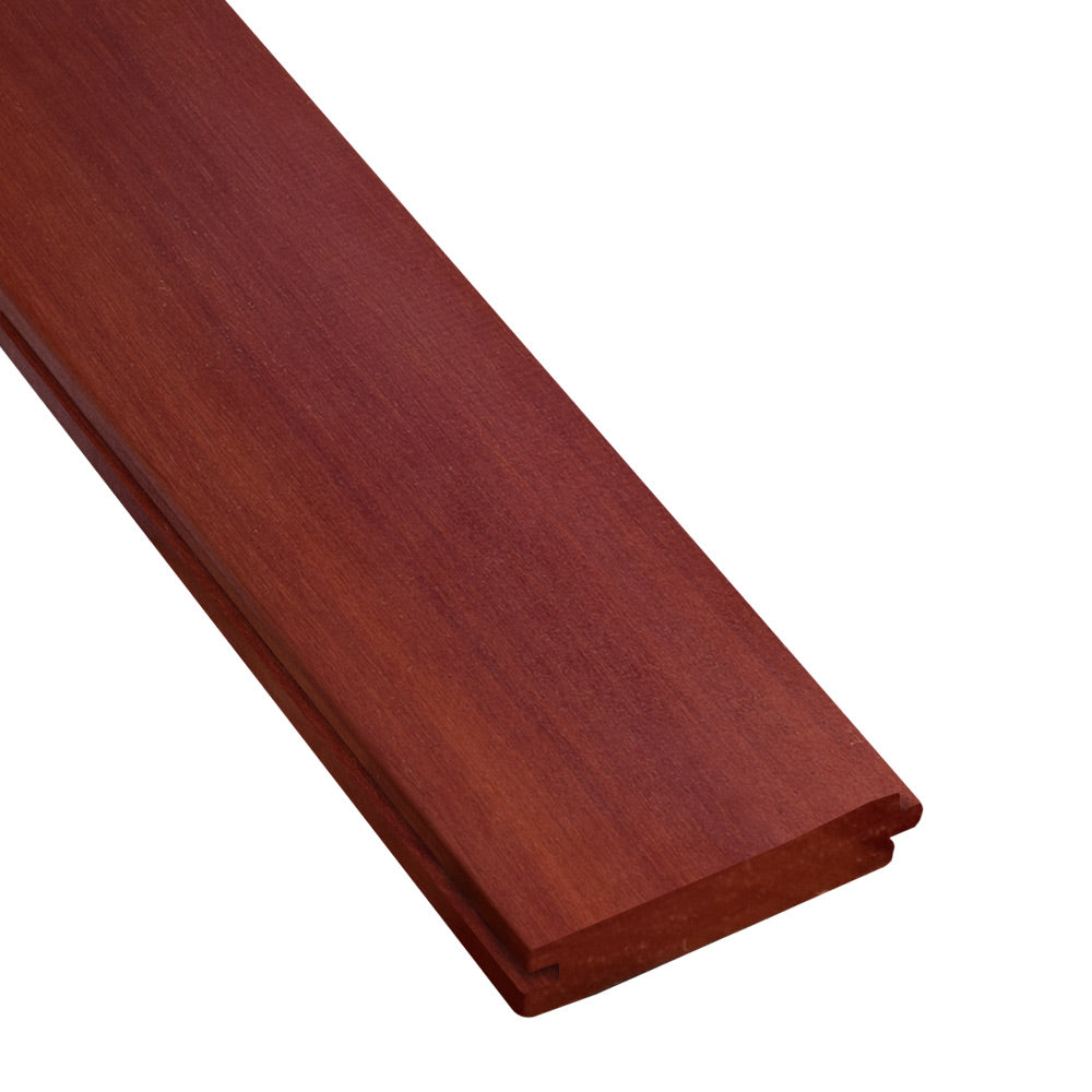 1 x 4 Brazilian Redwood (Massaranduba) Wood T&G Square-Edge Decking
