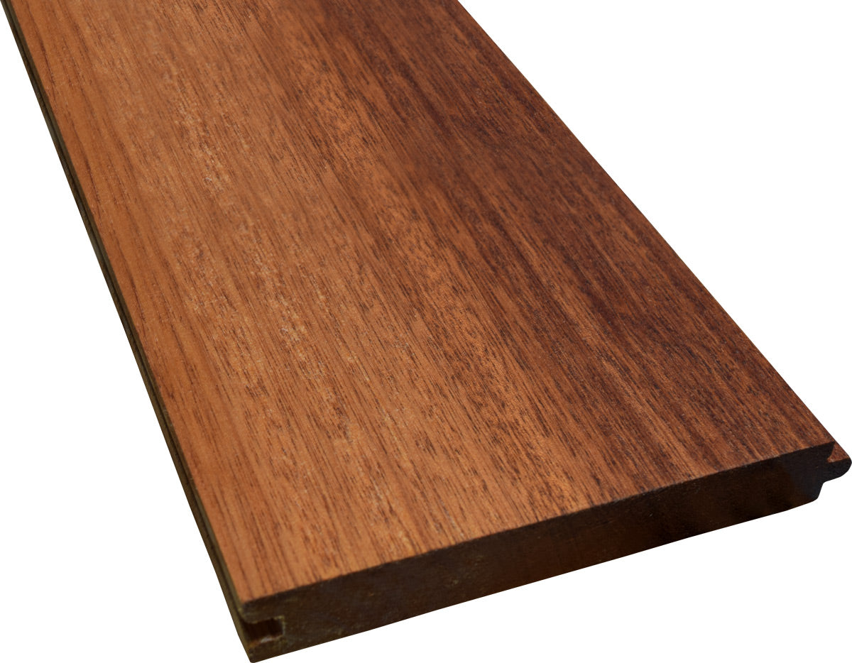 1 x 6 Mahogany (Red Balau) Wood T&G Square-Edge Decking