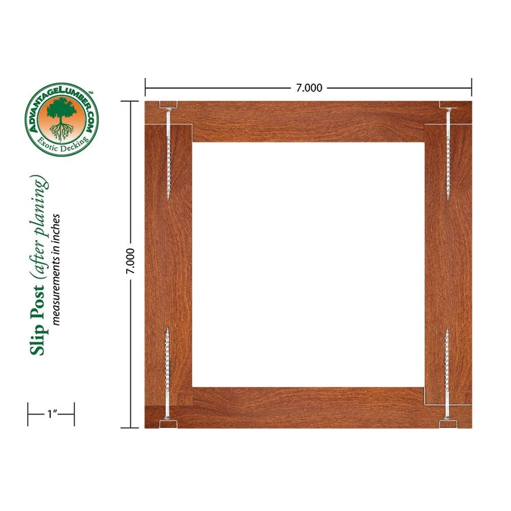 Cumaru Slip Post - Advantage Lumber
