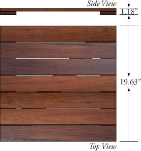 Ipe Advantage Deck Tiles® 20 x 20 - Smooth - Advantage Lumber