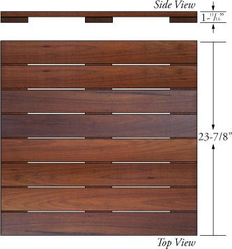 24x24 Ipe Advantage Deck Tile® Kit - Advantage Lumber