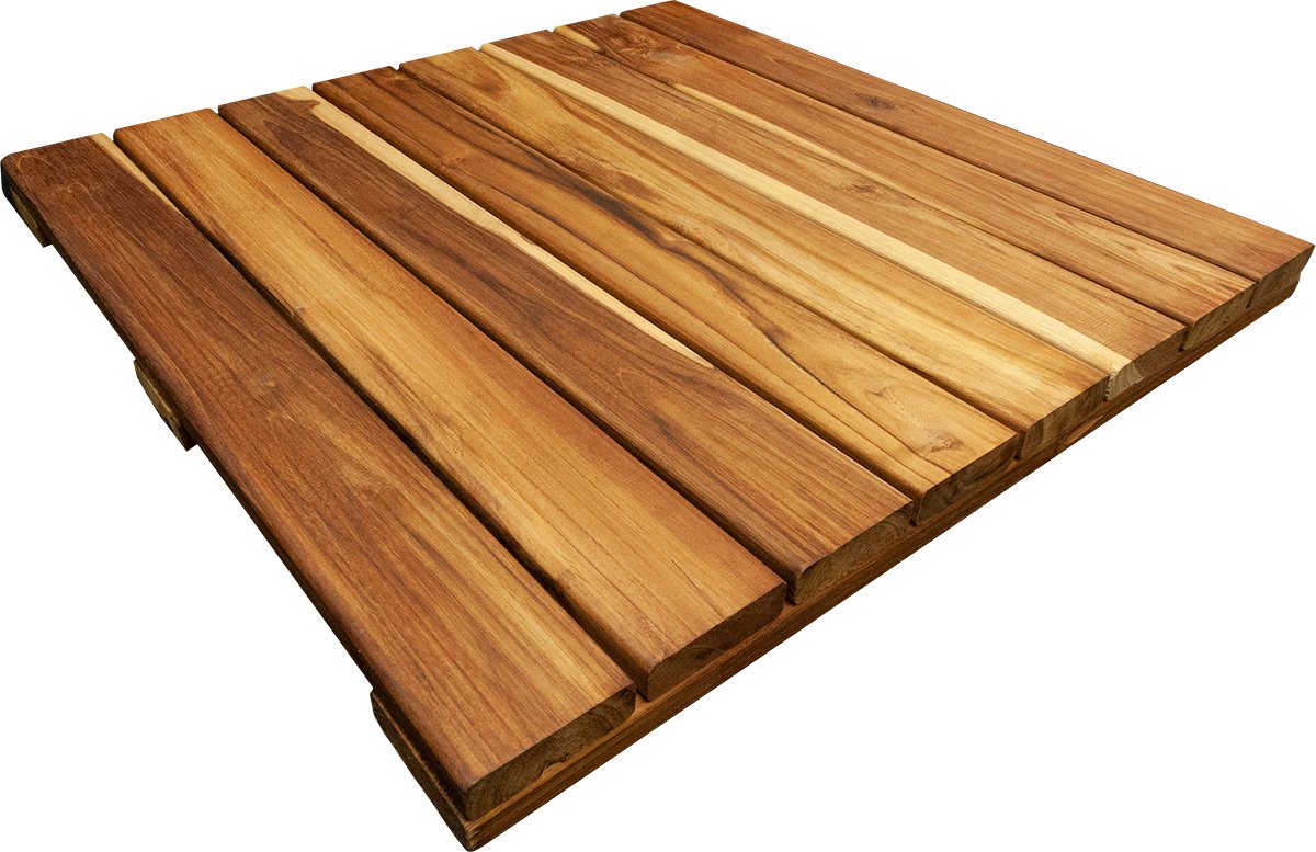 24x24 Teak Deck Tile Kit