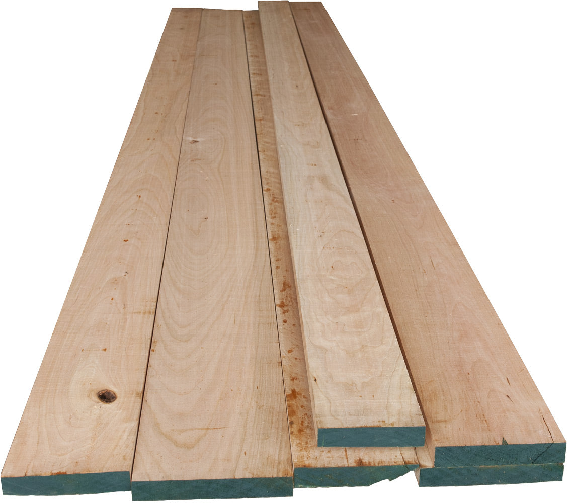 4/4 Black Cherry Lumber, 25–100 Bd Ft Pack
