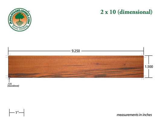 2 x 10 Tigerwood Wood - Advantage Lumber