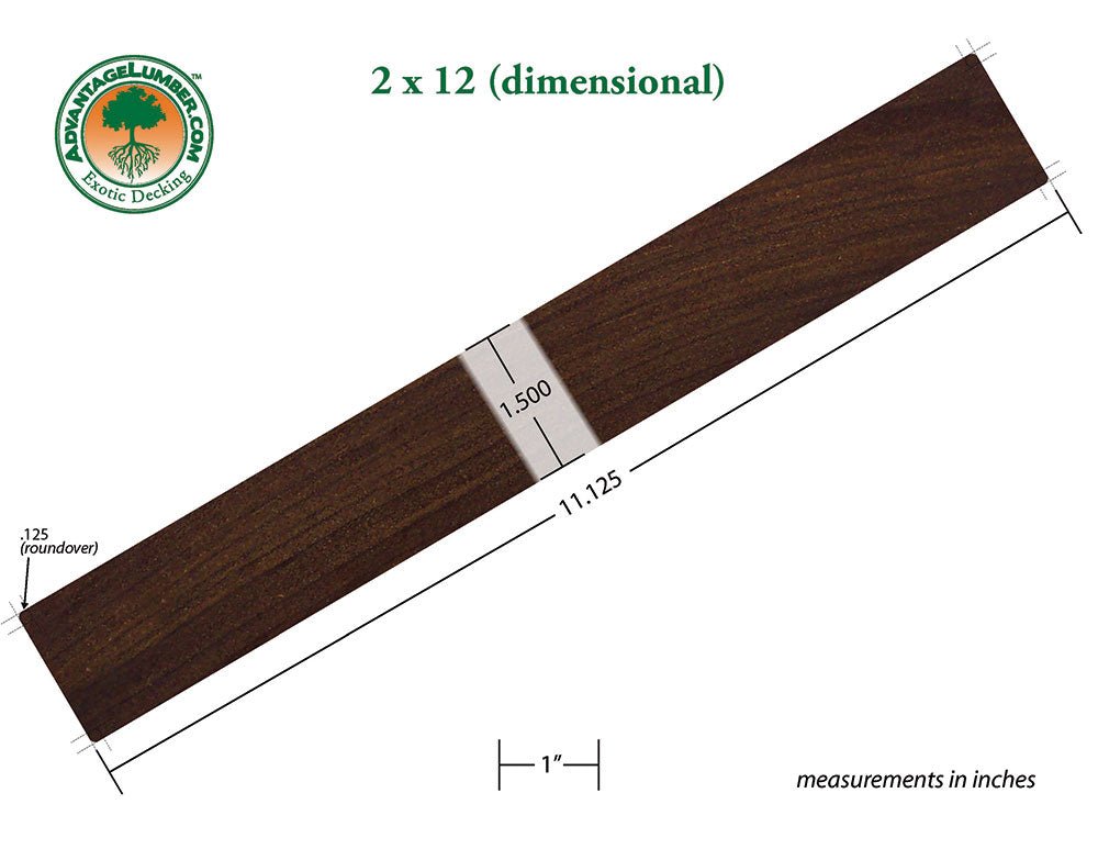 2 x 12 Ipe Wood - Advantage Lumber