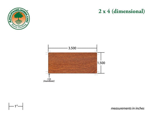 2 x 4 Cumaru Wood - Advantage Lumber