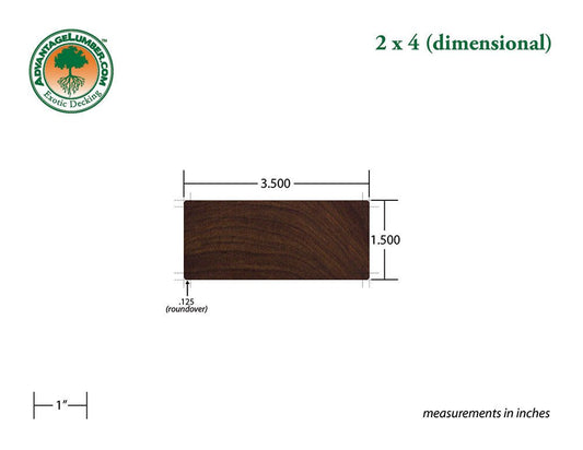 2 x 4 Ipe Wood - Advantage Lumber