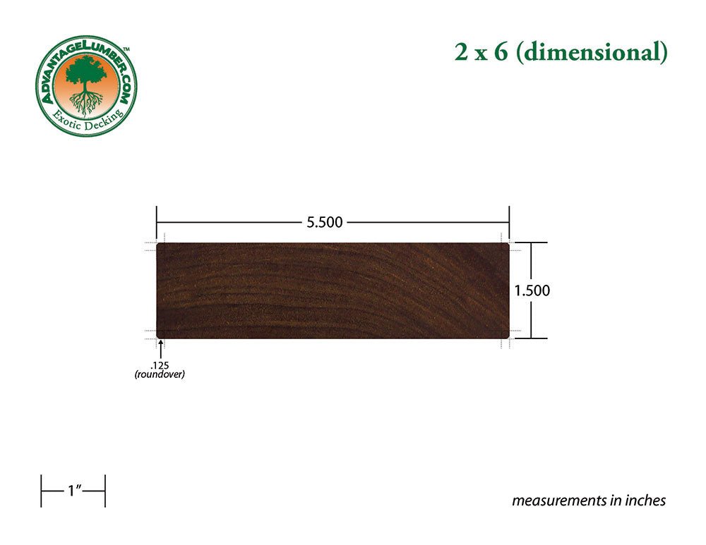 2 x 6 Ipe Wood - Advantage Lumber