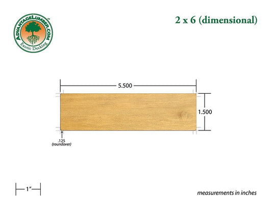 2 x 6 Garapa Wood - Advantage Lumber
