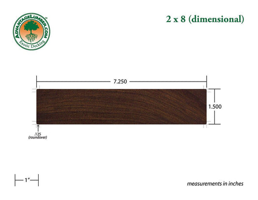 2 x 8 Ipe Wood - Advantage Lumber